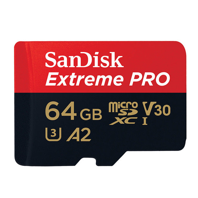 Original Sandisk Extreme Pro Micro SD Card up to 170MB/s A2 V30 U3 64GB 128GB Sandisk TF Card Memory Card With SD Adapter - KAISERINC