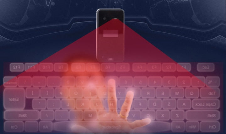 Bluetooth Wireless Virtual Projection keyboard Portable for Iphone Android Smart Phone Ipad Tablet PC Notebook - KAISERINC