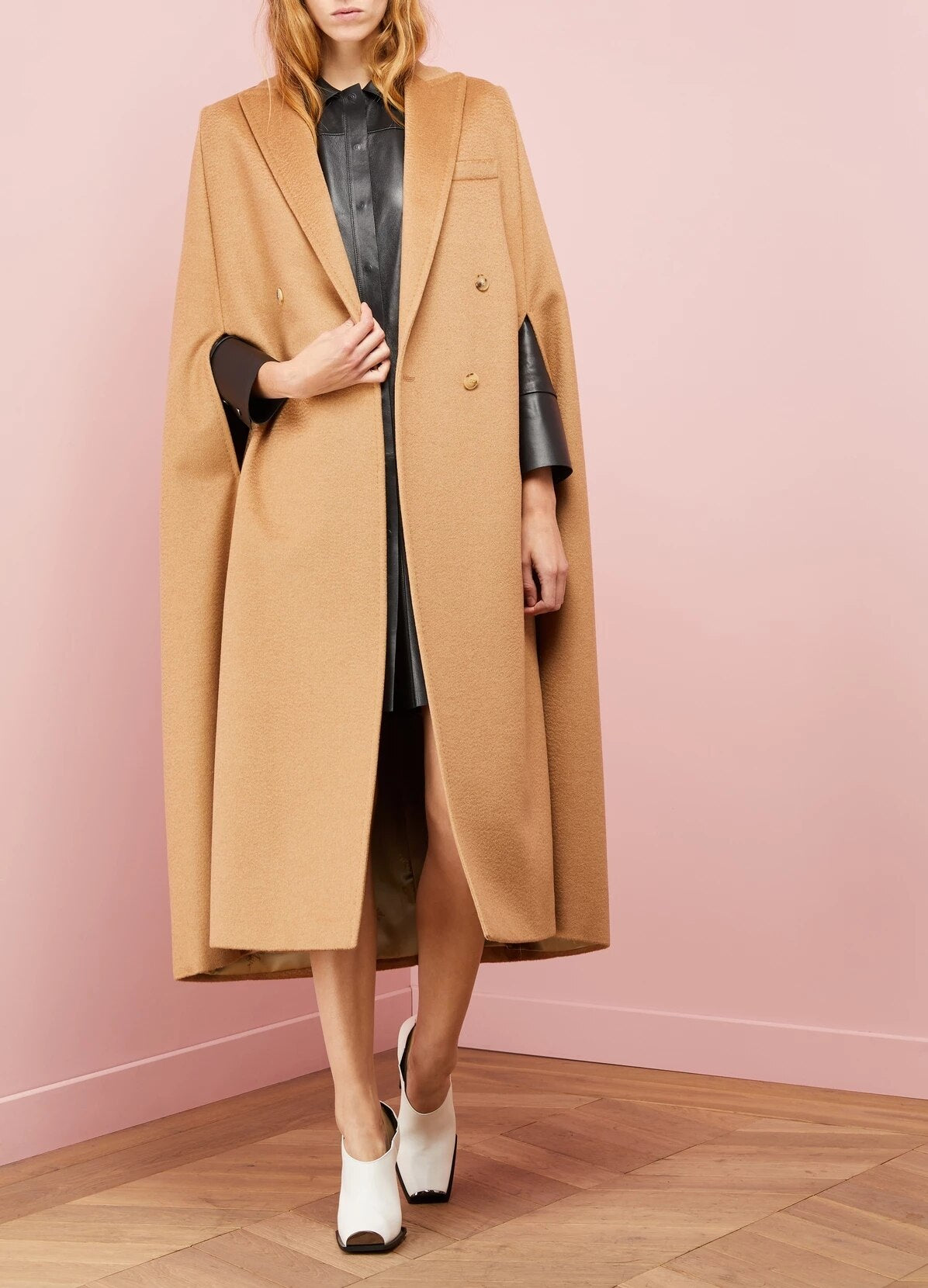 AEL Fashion Oversized Women Double Face Cloak Woolen Coat 2018 Hight Quality with Lengthen Thickening Keep Warm Winter Overcoat - KAISERINC