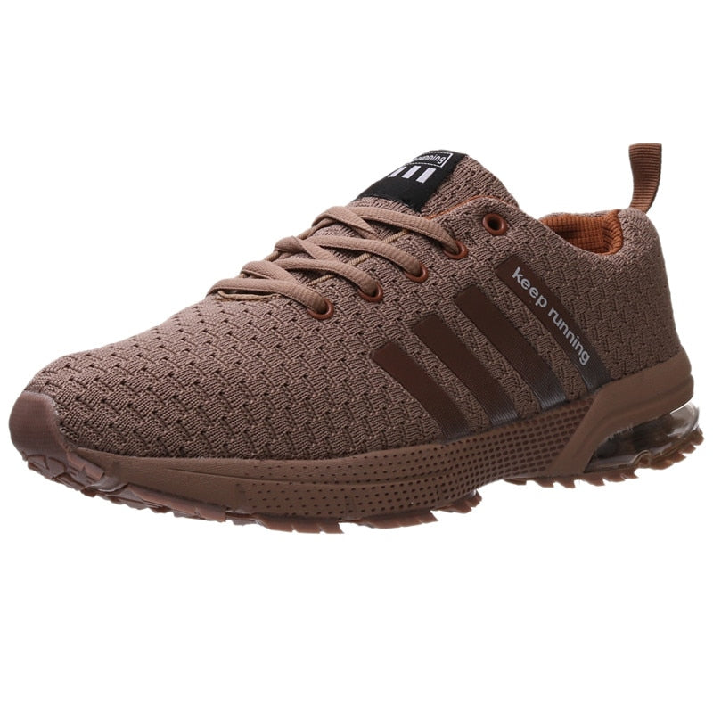 Running Shoes Men Adult Breathable Mehs Sport Shoes Athletic Walking Jogging Fitness Lace-up Couple Sneakers - KAISERINC