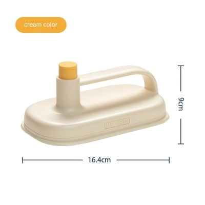 Kitchen Bathroom Toilet Cleaning Magic Brush Glass Wall Cleaning Bath Brush Handle Cleaning Rag Ceramic Window Slot Clean Brush Kitchen Gadgets - KAISERINC