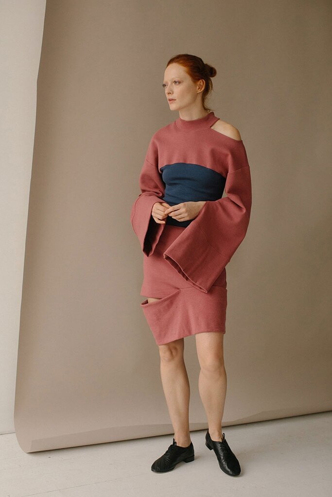 French Minority Dress Women's New Color Contrast Long Skirt Stitching Fashion In Early Spring - KAISERINC