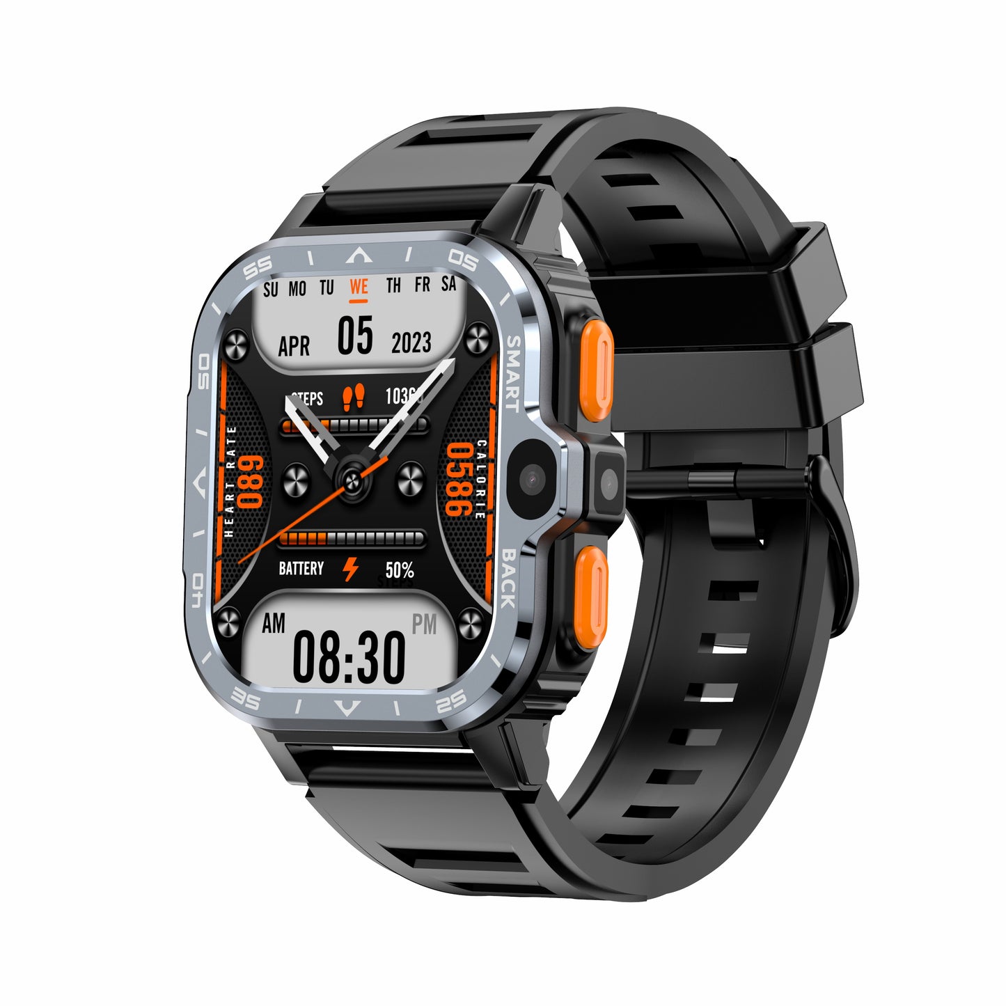 AP8 smart watch 4G plug-in card 2+16G dual HD camera WIFI Internet health monitoring - KAISERINC