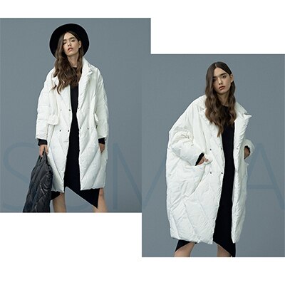Winter New Fashion Women Long Down Jacket Warm Coat Oversize Outwear Plus size Female Thicken Parkas - KAISERINC