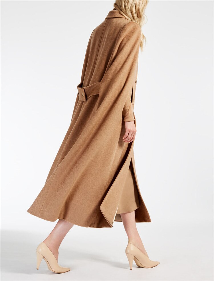 AEL Fashion Oversized Women Double Face Cloak Woolen Coat 2018 Hight Quality with Lengthen Thickening Keep Warm Winter Overcoat - KAISERINC