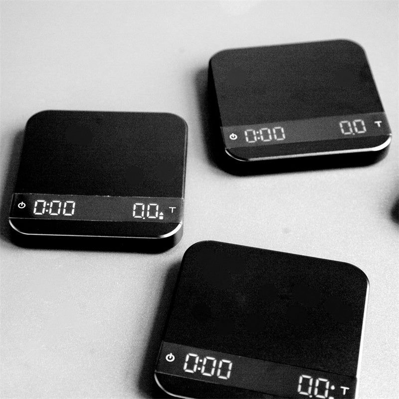 Ultra Thin Espresso Electronic Scale Manual Brewing Intelligent Automatic Timing Coffee Scale