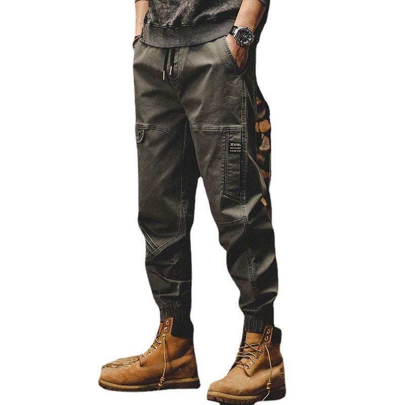 American Heavyweight Autumn Pants Men's Loose Straight Leg Men's Casual Pants Autumn and Winter Skinny overalls - KAISERINC