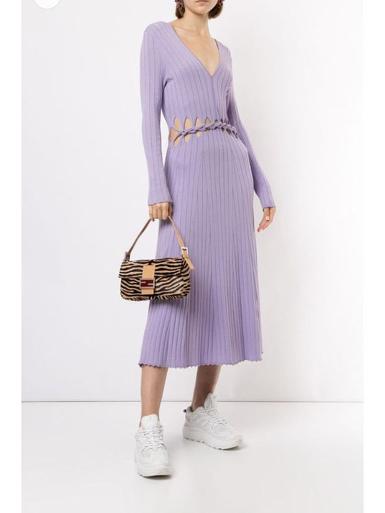 Affordable Luxury Dress Women Summer Dress Slim Fit Knitted Dress Summer New Arrival Vocation Dress - KAISERINC