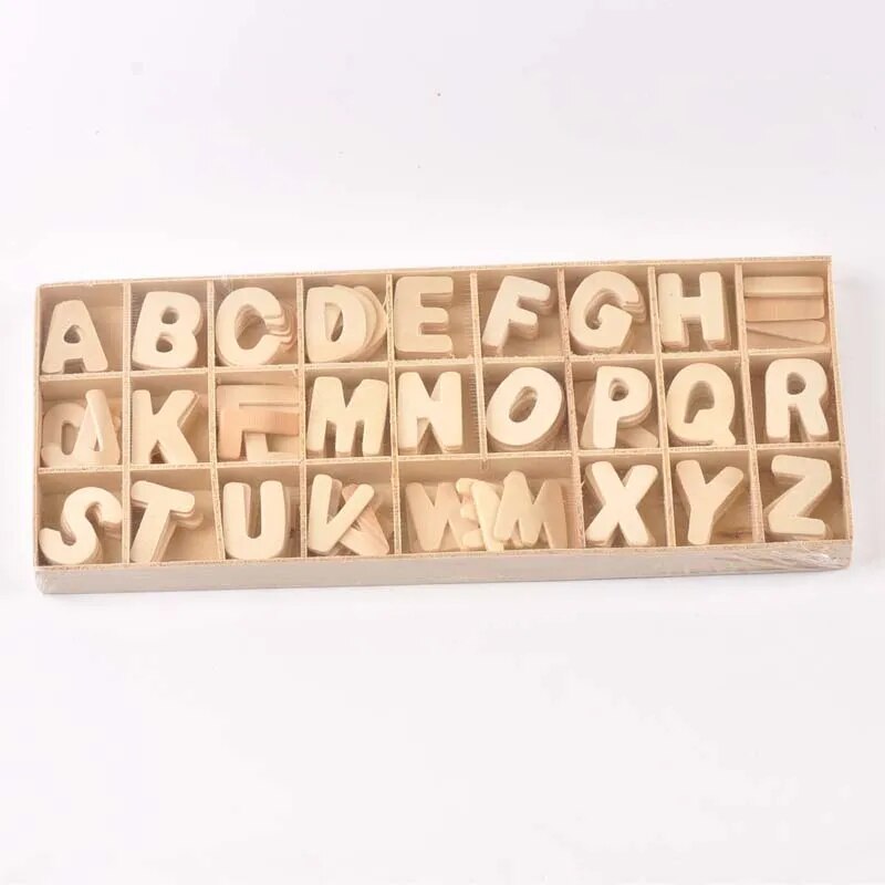 English Letter/number Set Wood Scrapbooking Alphabet Party Home Decoration for Patchwork DIY craft mt2568