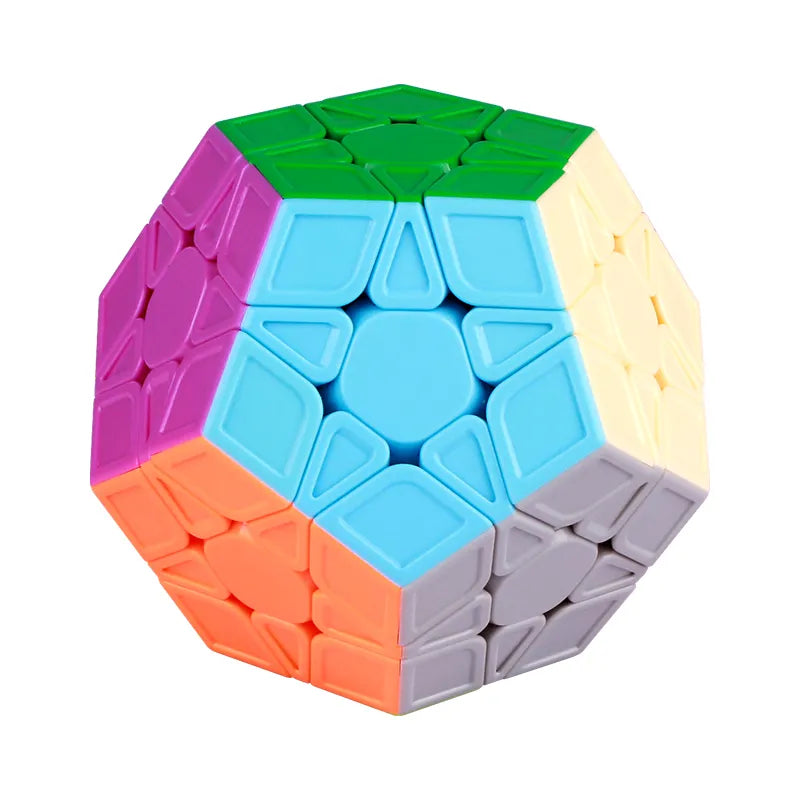 QYTOYS Megaminxeds Cube Professional Speed Magic Cubes Stickerless Puzzle 12-Sides Magico Educational Toys For Children cubo