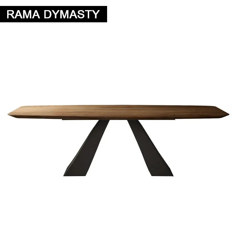 Rama Dymasty Nordic Dining Room Set Home Furniture modern marble dining table rectangle table
