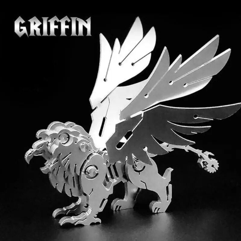 3D Metal Model Puzzle DIY Assembled Scorpion King Dragon Jigsaw Detachable Puzzle Zodiac Steel Warcraft Model Ornament Dropship