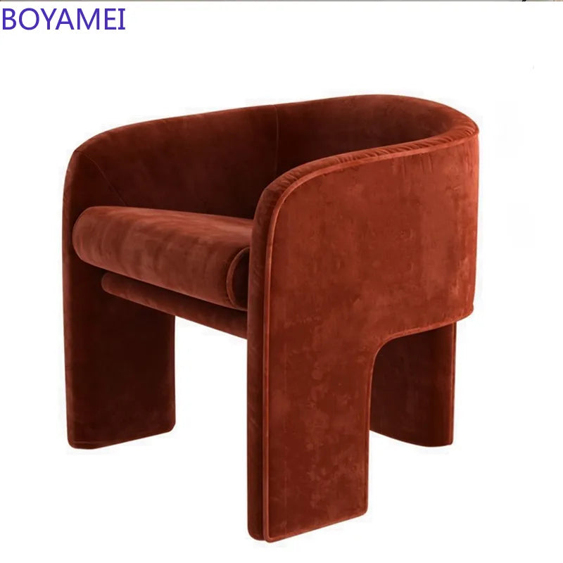 Furniture nordic single light luxury sofa chair designer small apartment living room bedroom chair