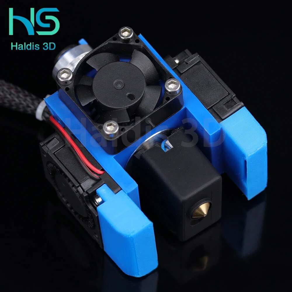 Top Quality All Metal V6 J-head Hotend Bowden Extruder Kit For E·3DV6 volcano Hotend Cooling Fan Bracket Block 3D Printers Parts