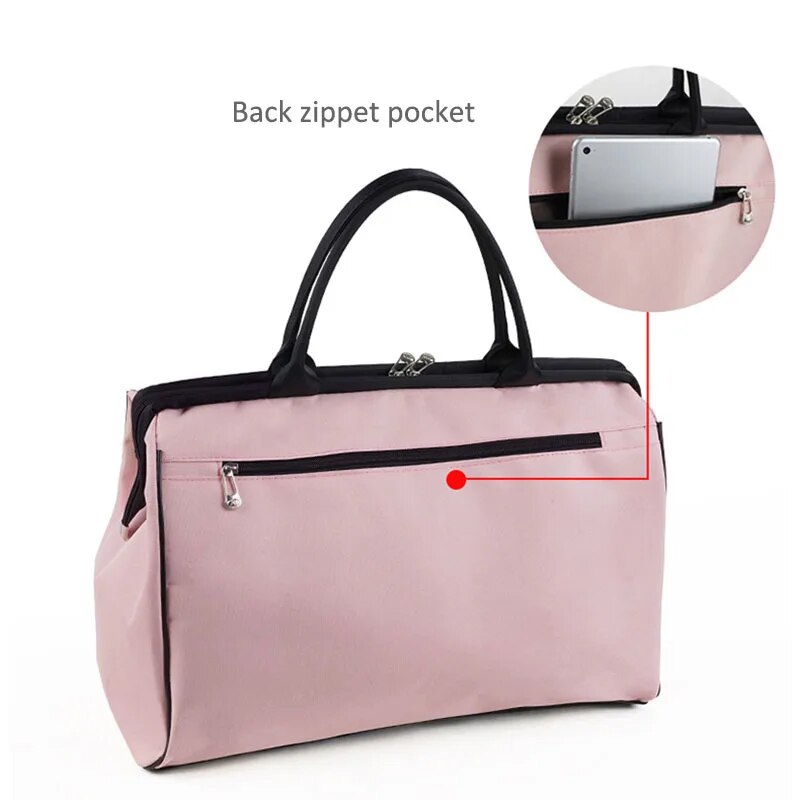 Korean Version Overnight Weekend Traveling Bag Strip Handbag Big Travel Bag Luggage Men's Foldable Duffle Bags 2023 New XA637ZC