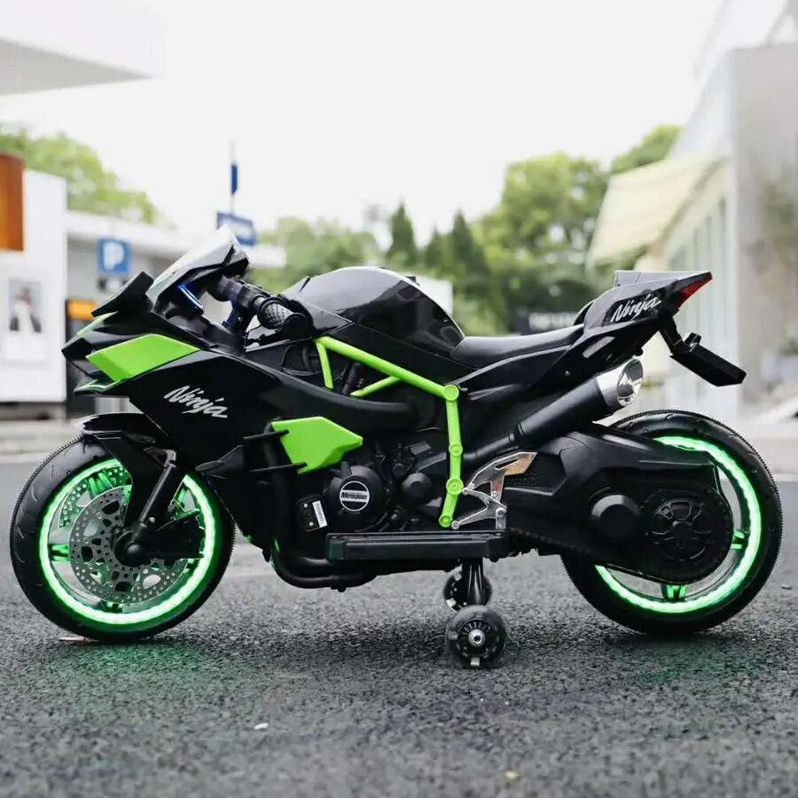 Children's Electric Motorcycle Boys Tricycle Children's Car Baby Large Battery Motorbike for Kids Ride on Cars 1-3-8 Years Old