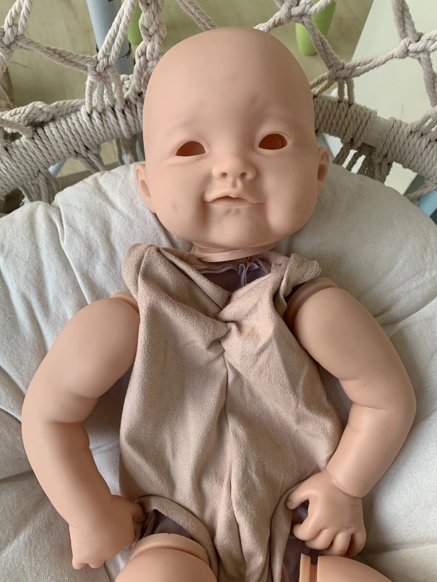 21inch reborn doll kit Naomi  Limited Edition Reborn Vinyl Doll Kit lifelike real soft touch fresh color