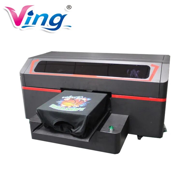 US Free Shipping Single Station Direct to Garment DTG Printer With 8 Industrial Heads