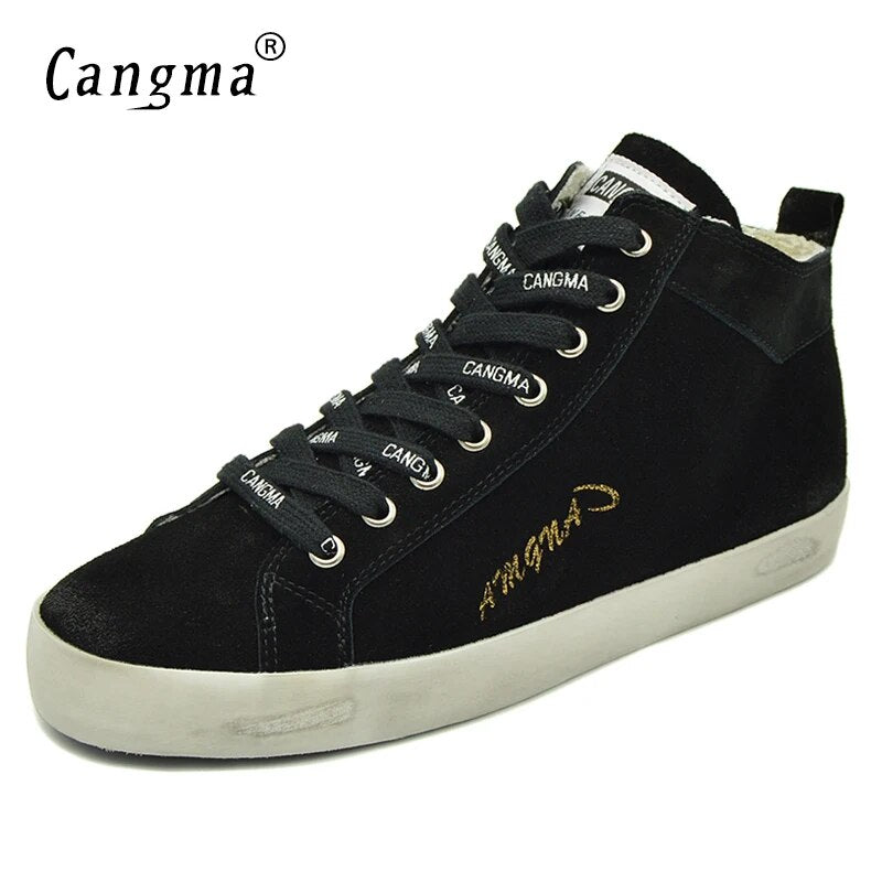 Custom Name Logo Designer Women Men Sneakers Genuine Leather Casual Shoes CMM018