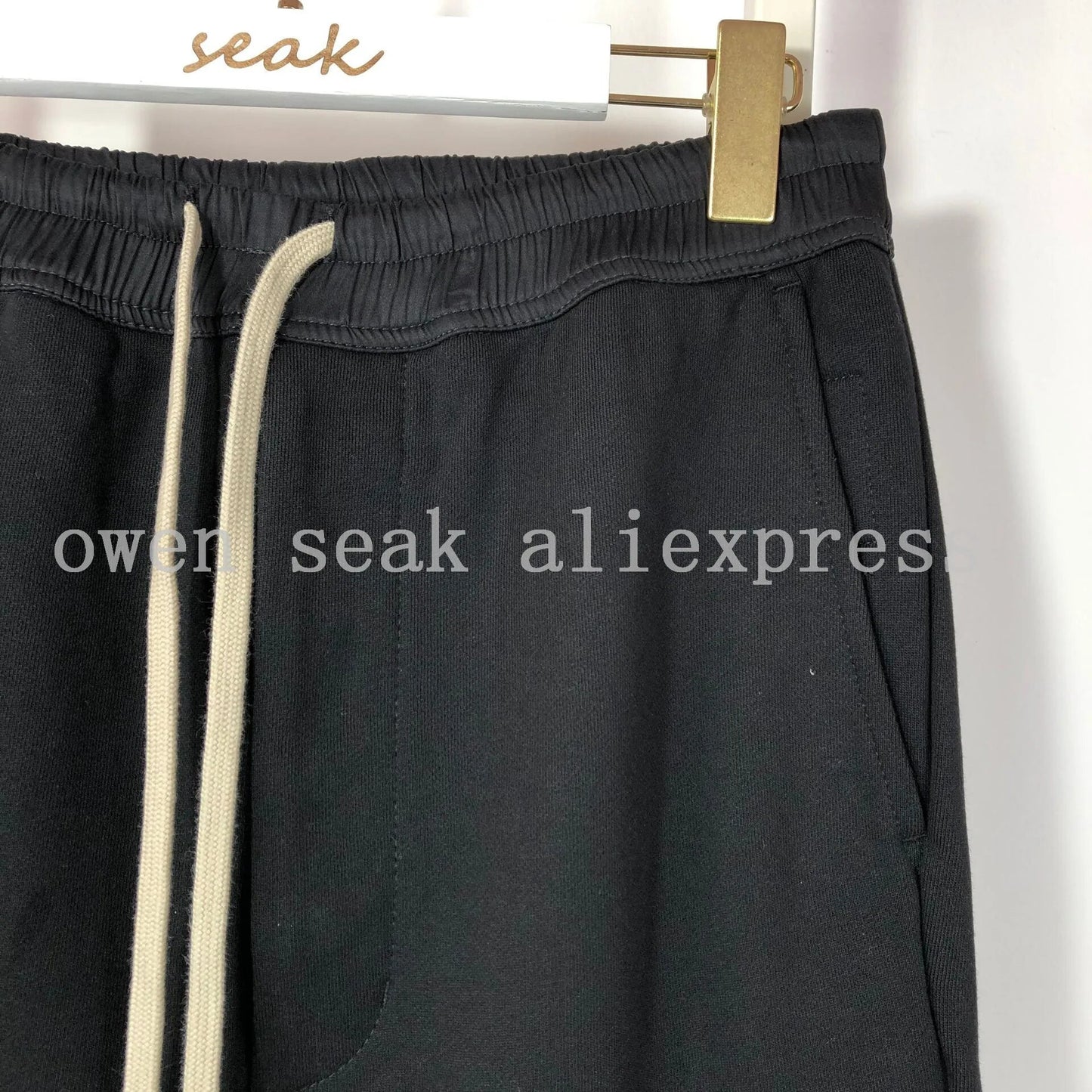 Owen Seak Men Casual Cross Pants Gothic Length Cargo Men's Clothing Sweatpants Autumn Winter Women Harem Black Long  Pants