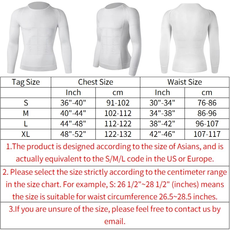 Men Slimming Body Shaper Abdomen Shapewear Waist Trainer Belly Shapers Corrective Posture Vest Compression Shirts Sleeve Corset