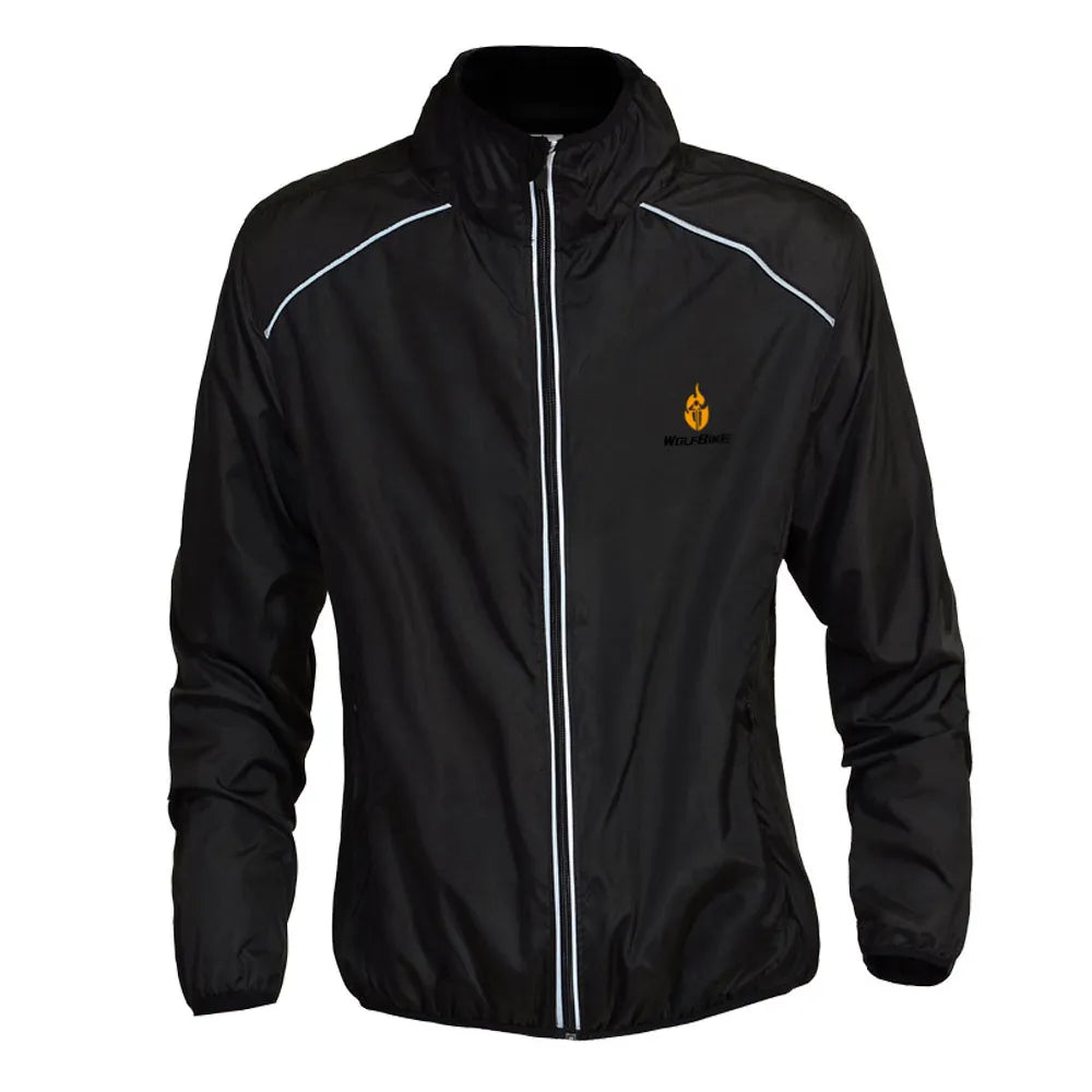 WOSAWE Windproof Cycling Jackets Men Women Riding Waterproof Bicycle Clothing Bike Long Sleeve Jerseys Sleeveless Vest Wind Coat - KAISERINC