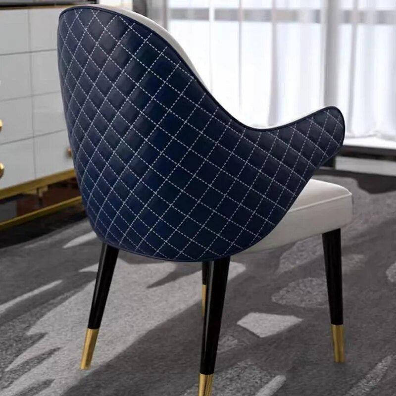 Modern Italian Noble Hotel Dining Chair French Style Commercial Lounge Furniture
