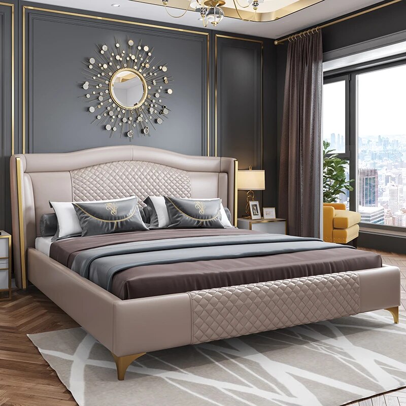 Smart bed frame camas bedroom furniture кровать двуспальная lit beds سرير  muebles de dormitorio мебель bedroom set cama de casa