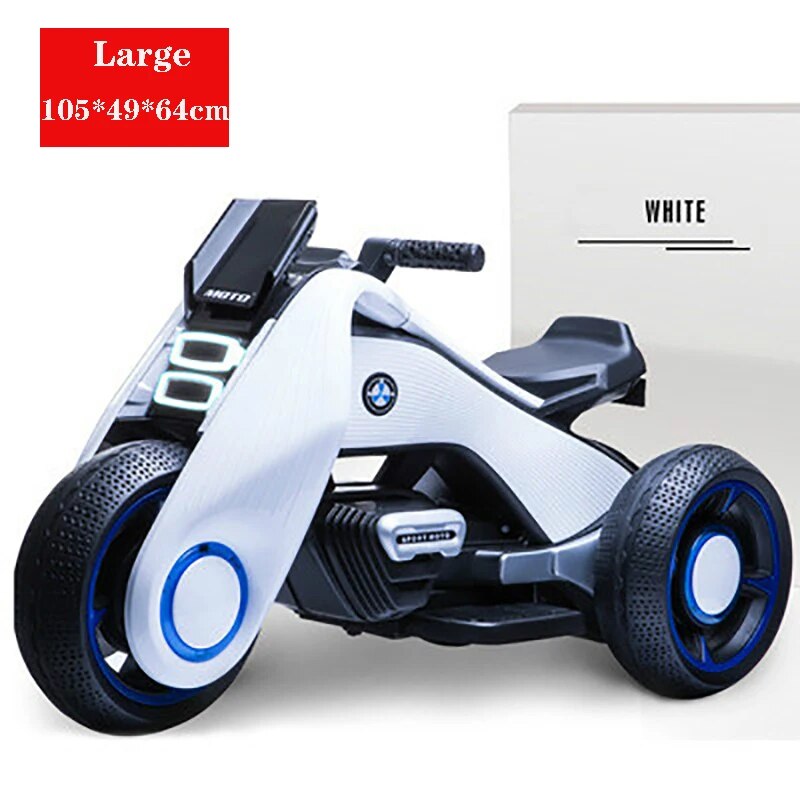 Children's Electric Motorcycle Rechargeable Tricycle Kids Autobike Boys Girls Ride on Toys Cars Kids Car Drive Toddler Toys