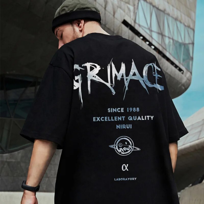 ZAZOMDE Korean Harajuku Printed T Shirt Men Women Summer Ins Hip Hop Loose Oversize Tee Shirts Men Casual Tshirt Streetwear