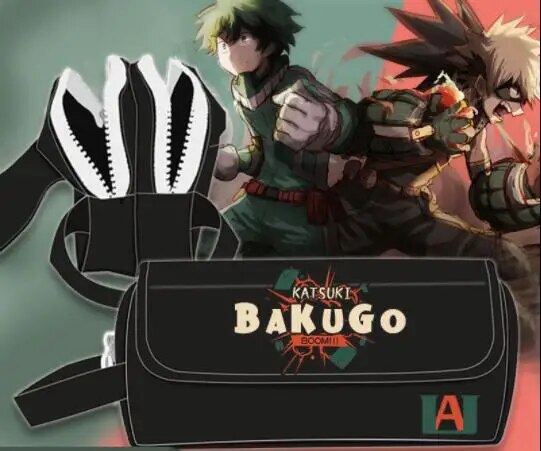 My Hero Academia deku bakugou katsuki Wallet Purse Bag Cosmetic Stationery Pencil Bag Girls Boys Gift Back to School Supplies