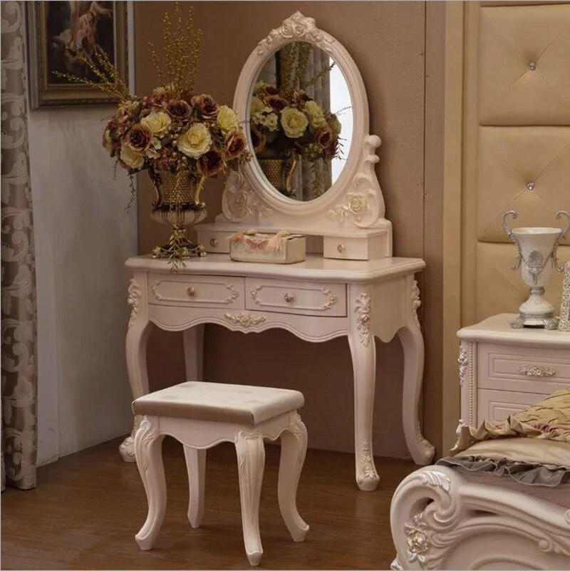 European mirror table dresser French bedroom furniture  o1240