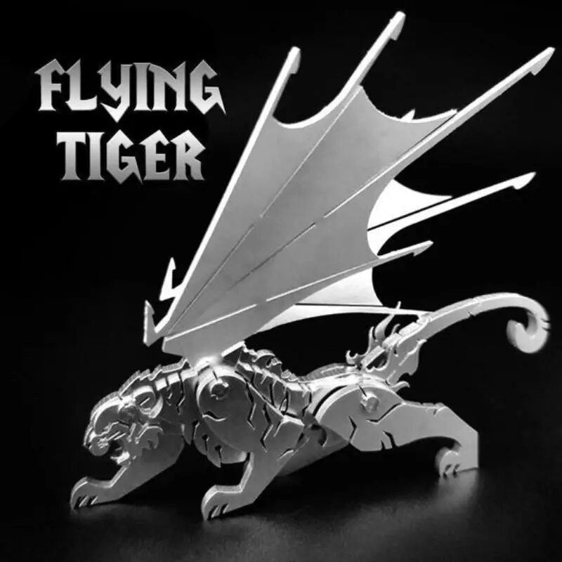 3D Metal Model Puzzle DIY Assembled Scorpion King Dragon Jigsaw Detachable Puzzle Zodiac Steel Warcraft Model Ornament Dropship