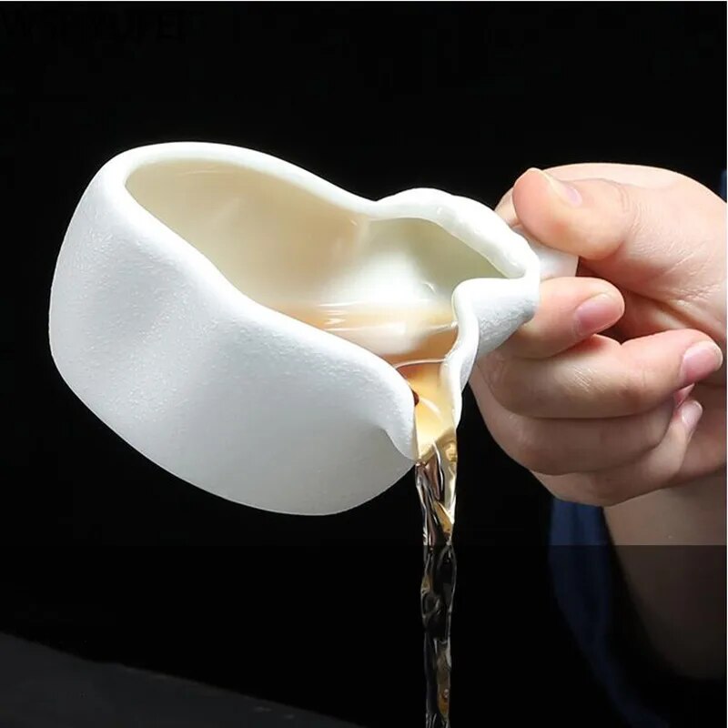 9 pcs/set Chinese Ceramics Lazy Man Tea Set Portable stone grinding semi-automatic teaware Strainer teacup Tea ceremony supplies