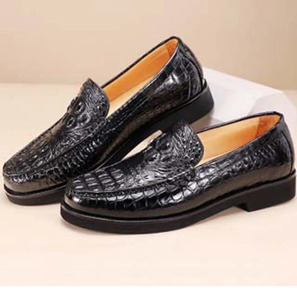 piliyuan men Leather shoes  male shoes business  Casual shoes  loafers  crocodile  Men's shoes