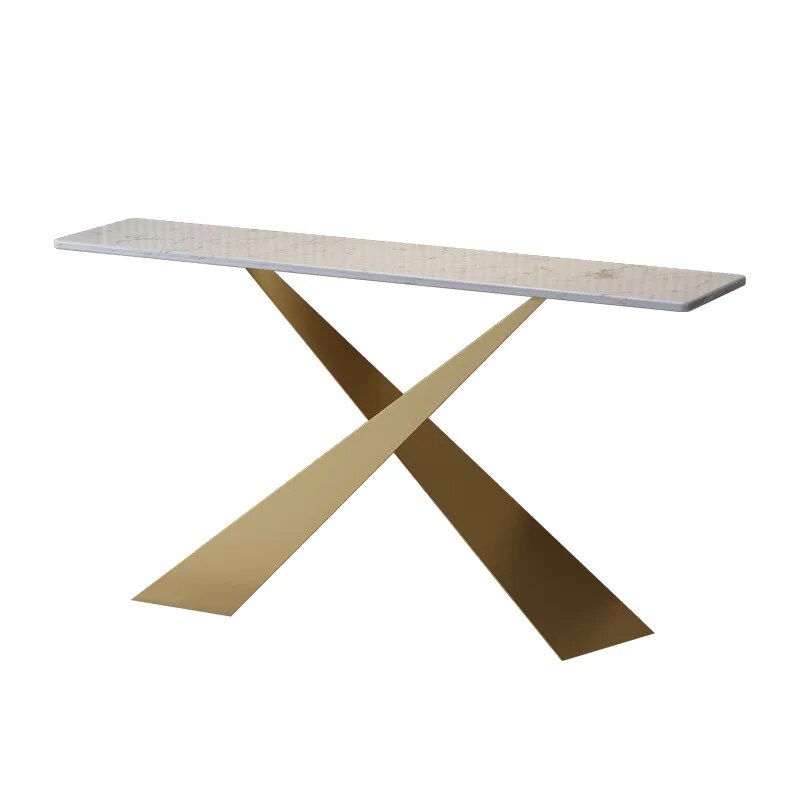 Table Post-Modern Marble Hallway table Marble table Metal Furniture Light Luxury Porch modern cabinet