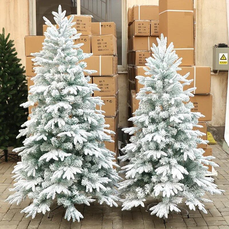 Encrypted Artificial Christmas Tree New Year 1.2m 1.5m Christmas Village Houses Kids Gift Outdoor Navidad Home Decoration 50