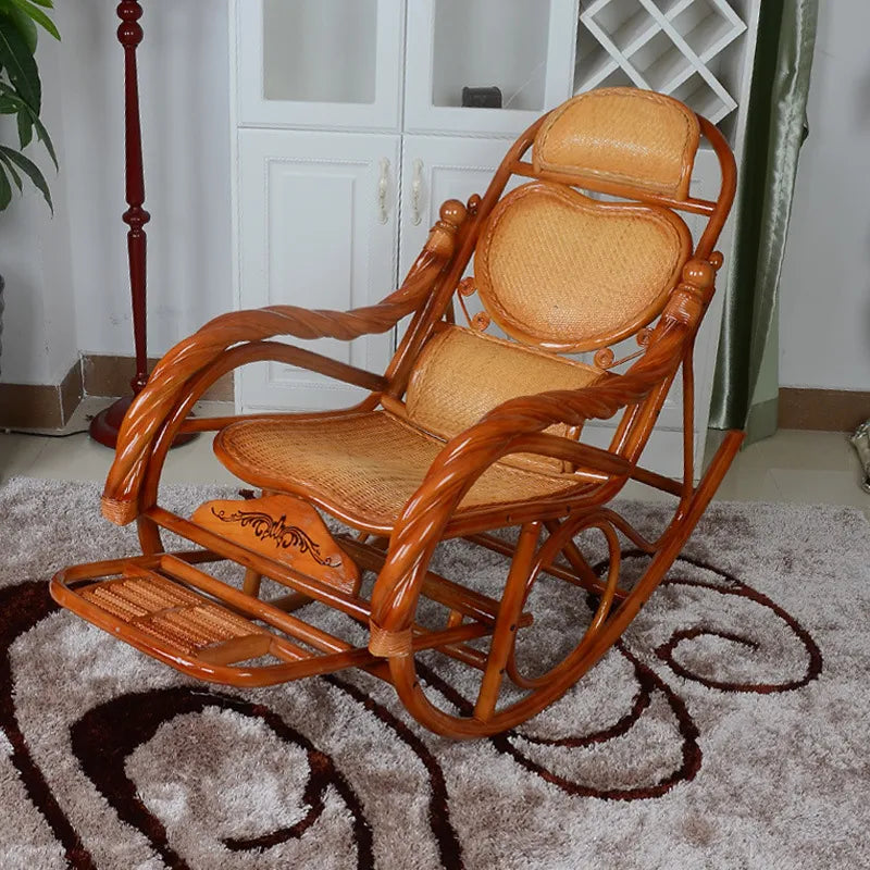 Furniture rocking chair lounge chair indoor and outdoor lounge chair nap lazy leisure leisure chair rattan chair rattan chair ro