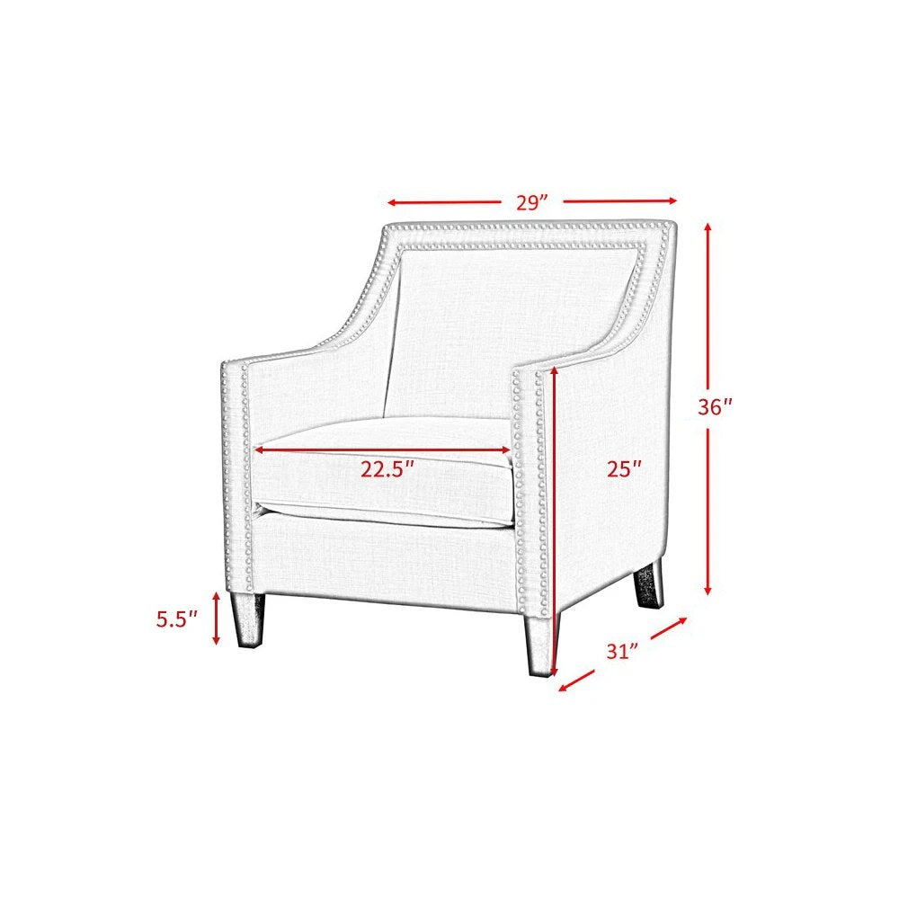 High-Backed Leisure Armchair Sofa And Ottoman Set for Living Room Balcony Indoor Furniture Gray Brown[US-Stock]