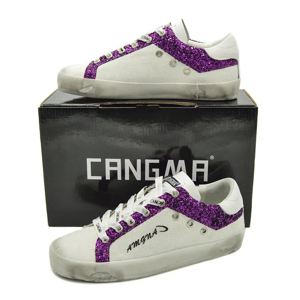 Luxury Brand Designer Sneakers Women Men Shoes Casual Shoes Canvas Sequined Leather Hemp White Shoe Adult Female Male