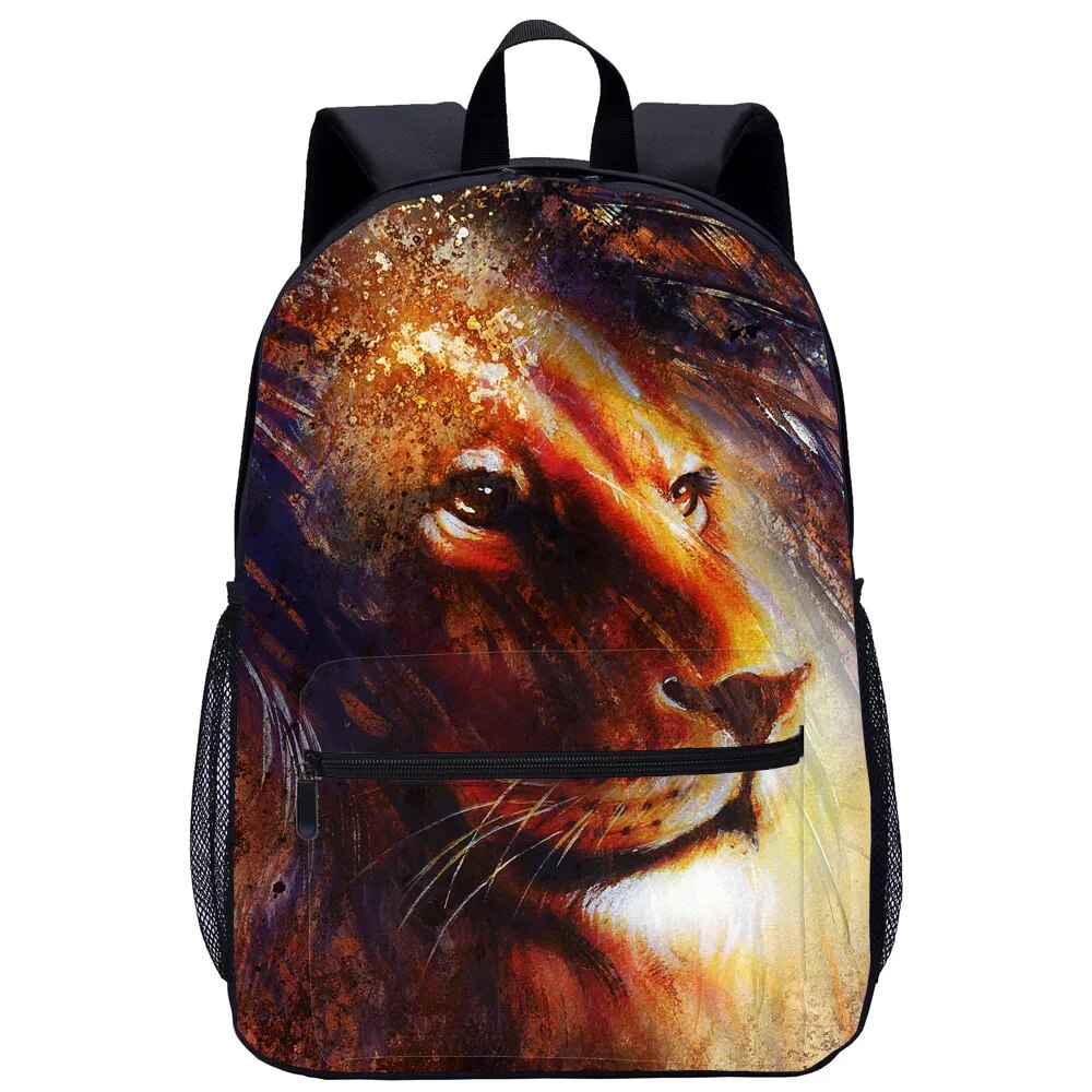 Lion Backpack For Children Animal School Bag Student Backpack Book Bags Notebook Backpack Backpack