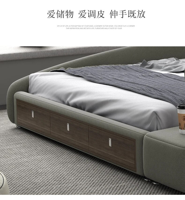 Smart bed frame camas bedroom set furniture кровать двуспальная lit beds سرير  muebles de dormitorio мебель cama de casal