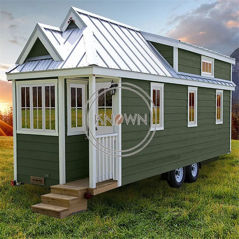 Luxury Prefab Villa Large Tiny House Prefabricated Tinyhouse Container Foldable Homes On Wheels