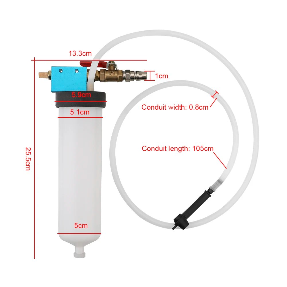 Car Brake Pumping Fluid Pump Oil Change Suction Tool Hydraulic Clutch Bleeder Drain Vacuum Set Automotive Accessories Motorcycle