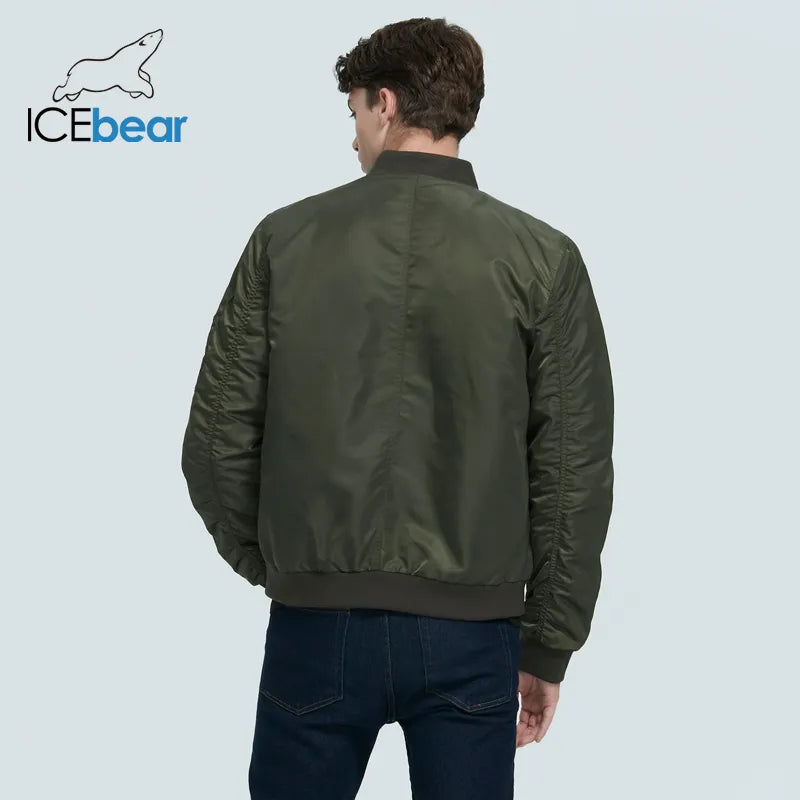 ICEbear 2022 New fall men's short jacket fashion flight coat men's clothing high-quality brand jacket MWC20706D