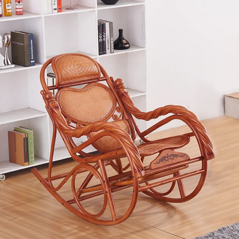 Furniture rocking chair lounge chair indoor and outdoor lounge chair nap lazy leisure leisure chair rattan chair rattan chair ro