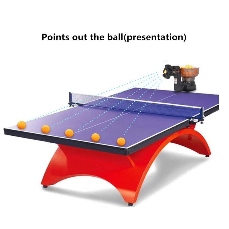 Professional Table Tennis Robot Ping Pong Machine Portable Economical Multifunctional Robots (free 80pcs Balls Fast Shipping)
