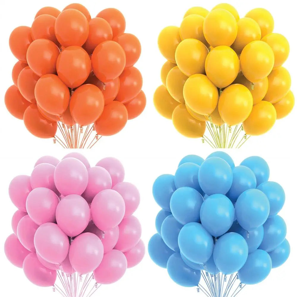 10/20pcs Gold Pink White Latex Balloons Birthday Party Decor Kids Adult Wedding Decorations Helium Globos Baby Shower Ballon