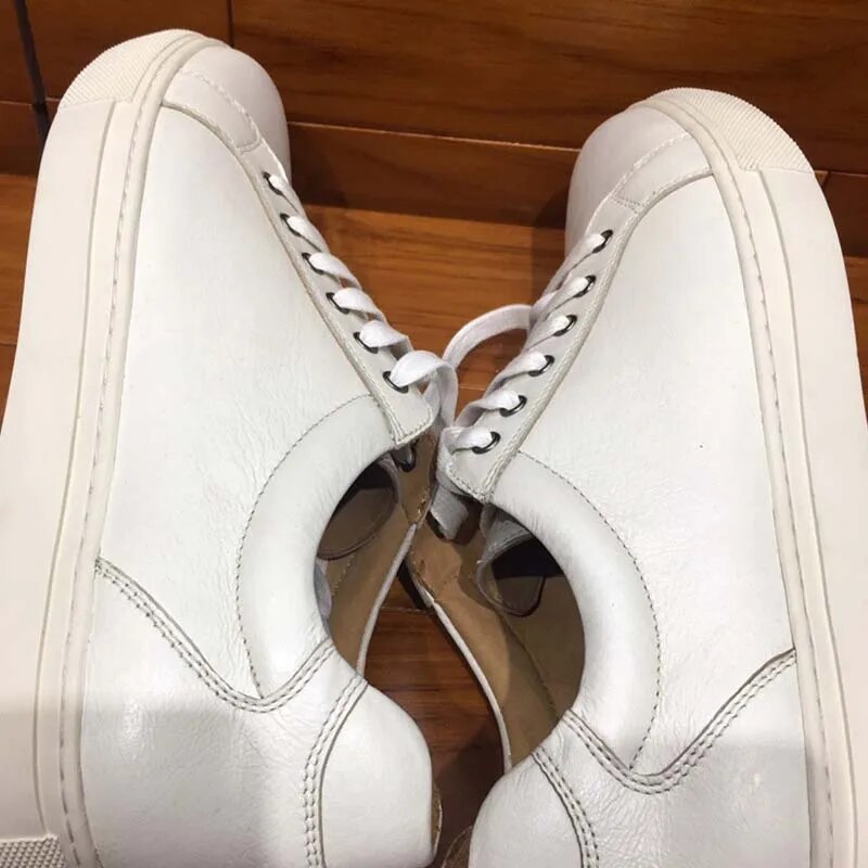 dae new tide  male   kangaroo leather  business  Casual shoes  non-slip  Round head  British  trend  Men shoes  Men sneakers