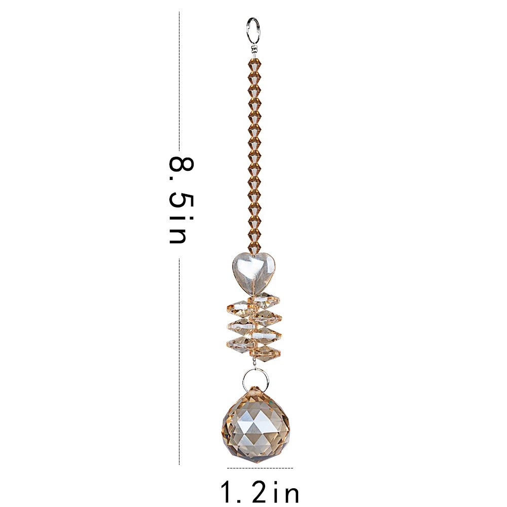New Fashion Crystal Sunshine Window Hangings Home Decor Crystal Pendant Christmas Curtain Wedding Room and Door Decoration